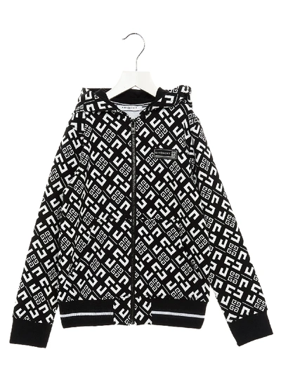 Shop Givenchy Hoodie In Black & White