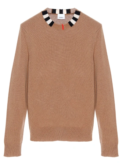 Shop Burberry Sweater In Beige