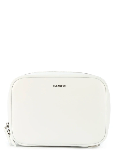 Shop Jil Sander Camera Case Bag In White