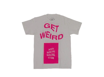 Pre-owned Anti Social Social Club  Cya Get Weird T-shirt White