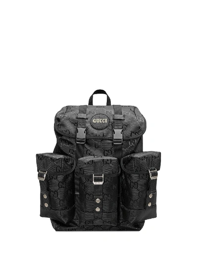 Shop Gucci Nylon Backpack In Black