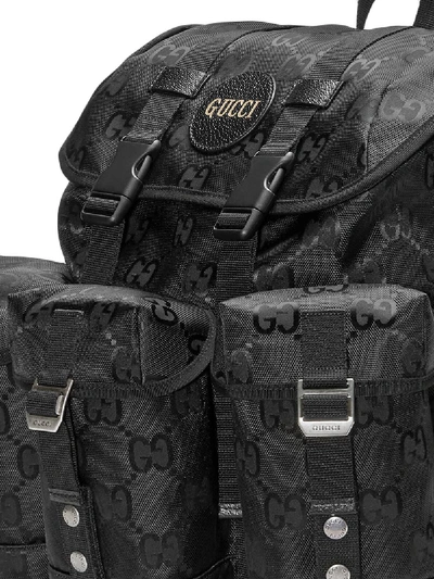 Shop Gucci Nylon Backpack In Black