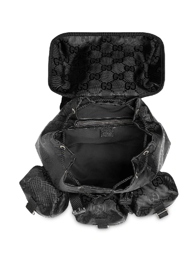 Shop Gucci Nylon Backpack In Black