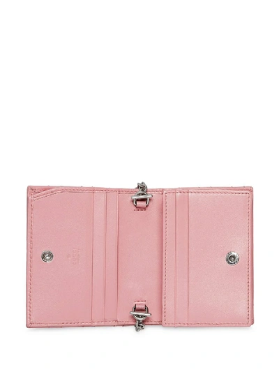 Shop Gucci Gg Marmont Leather Mini Bag In Pink