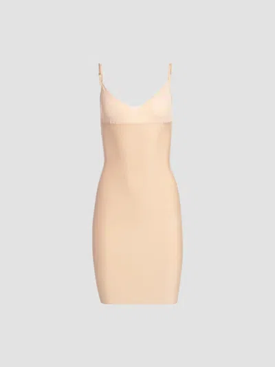 Commando Two Faced Tech Control Full Slip In Beige