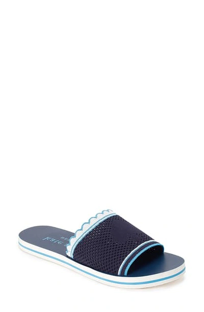 Shop Kate Spade Festival Slide Sandal In Oceanside/ Blazer Blue Multi