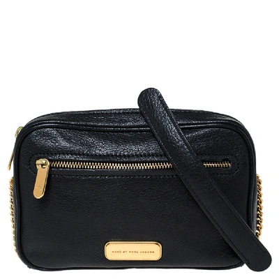Pre-owned Marc By Marc Jacobs Black Leather Sally Shoulder Bag