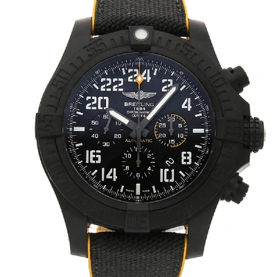 Pre-owned Breitling Black Breitlight Avenger Hurricane Xb1210e4/be89 Men's Wristwatch 50 Mm