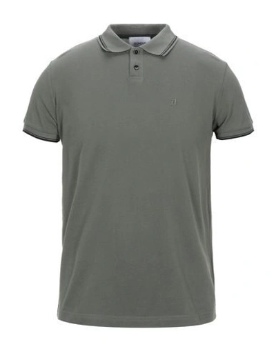 Shop Dondup Polo Shirts In Military Green