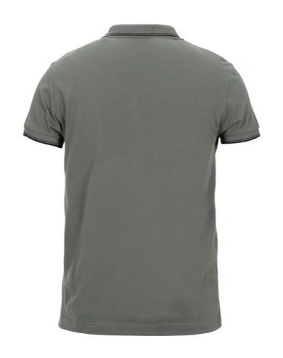 Shop Dondup Polo Shirts In Military Green