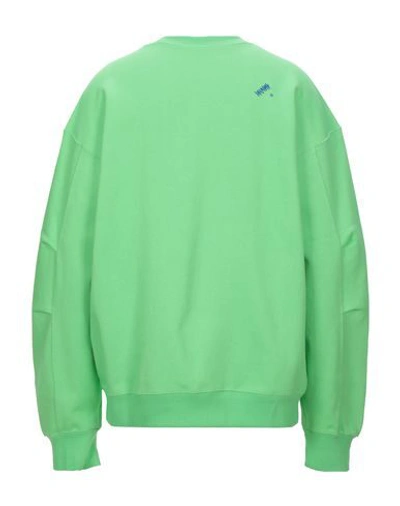 Shop Ader Error Sweatshirt In Acid Green