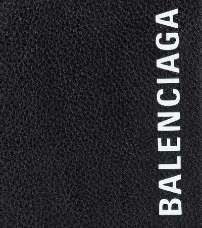 Shop Balenciaga Cash Leather Iphone 11 Pro Max Case In Black