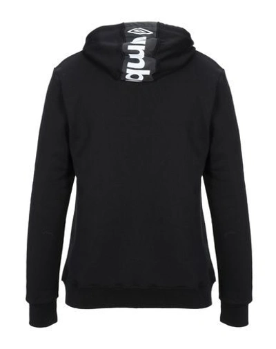 Shop Umbro Hooded Sweatshirt In Black