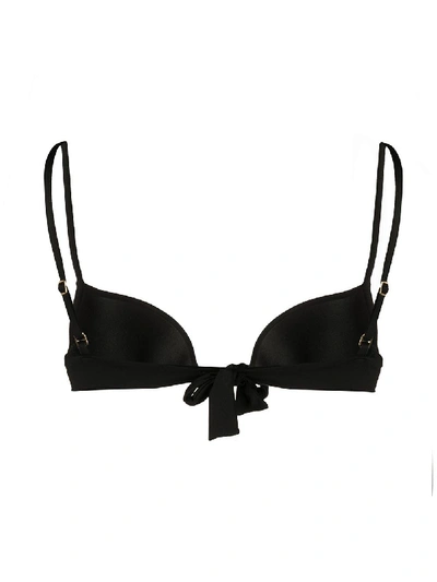 Shop La Perla Conchiglia Push-up Bikini Top In Black
