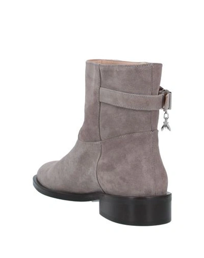 Shop Patrizia Pepe Ankle Boots In Grey