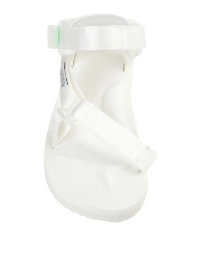 Shop Suicoke Woman Sandals White Size 7 Nylon