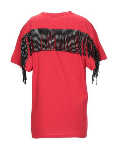 Shop Frankie Morello Woman T-shirt Red Size Xxs Cotton