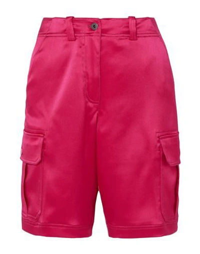 Shop Sies Marjan Woman Shorts & Bermuda Shorts Garnet Size 8 Triacetate, Polyester In Red