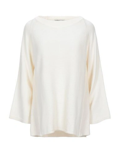 Shop Stefano Mortari Woman Sweater Ivory Size 6 Virgin Wool, Wool In White