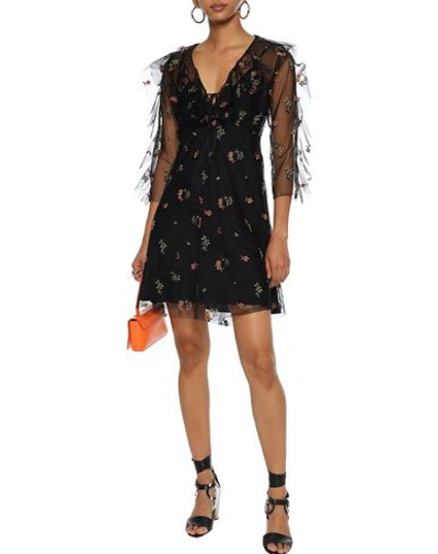 Shop Anna Sui Short Dresses In Black