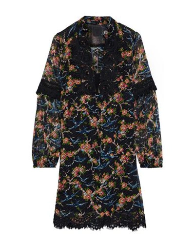 Shop Anna Sui Short Dress In Black