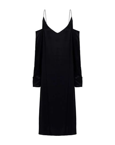 Shop Michael Lo Sordo Midi Dresses In Black