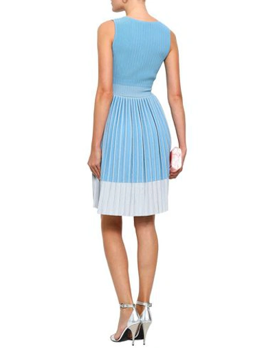 Shop Antonino Valenti Short Dress In Sky Blue