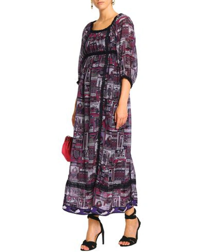 Shop Anna Sui Knee-length Dresses In Mauve
