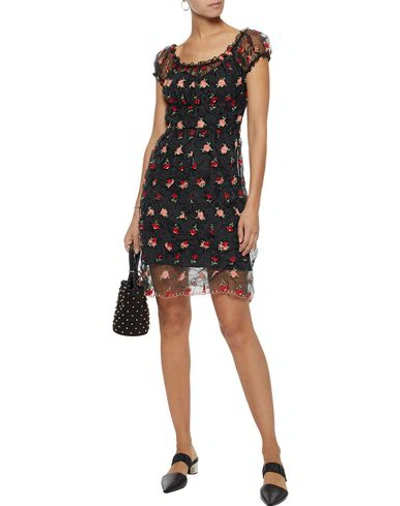 Shop Anna Sui Short Dresses In Black