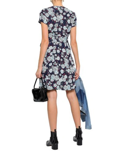 Shop Claudie Pierlot Short Dresses In Dark Blue