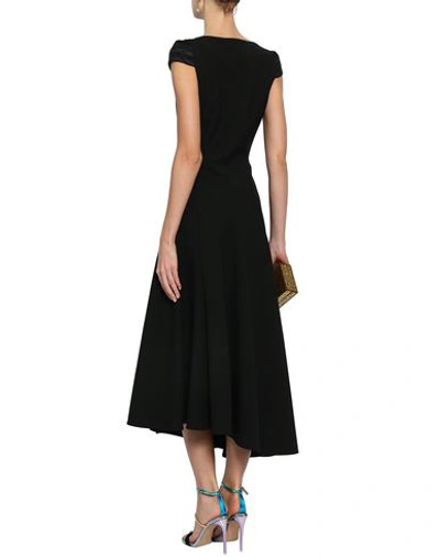 Shop Amanda Wakeley Long Dresses In Black