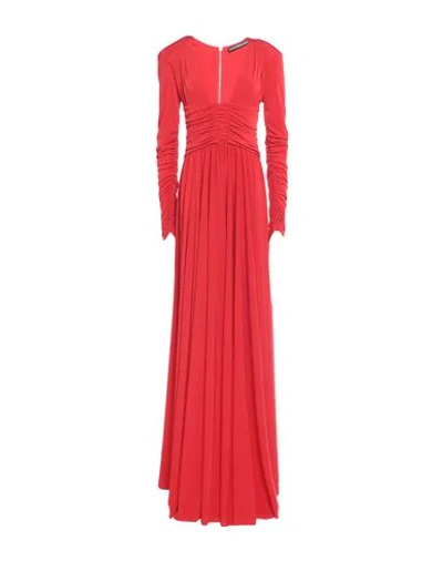 Shop Marco Bologna Long Dresses In Red