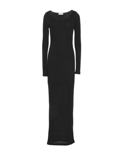 Shop Faith Connexion Woman Maxi Dress Black Size Xs Viscose, Polyester, Polyamide