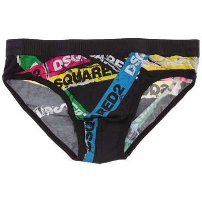 Shop Dsquared2 Men's Underwear Briefs In Black