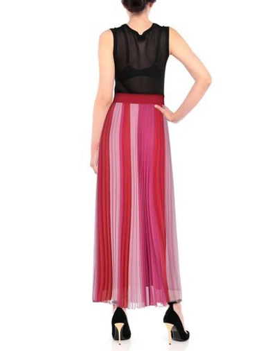 Shop Clips Long Skirts In Red