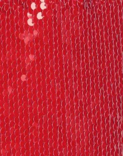 Dondup Sequined Pencil Skirt In Red