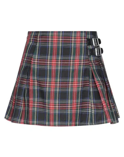 Shop Danielle Guizio Mini Skirt In Dark Green