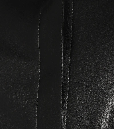 Shop Nanushka Halli Faux Leather Minidress In Black