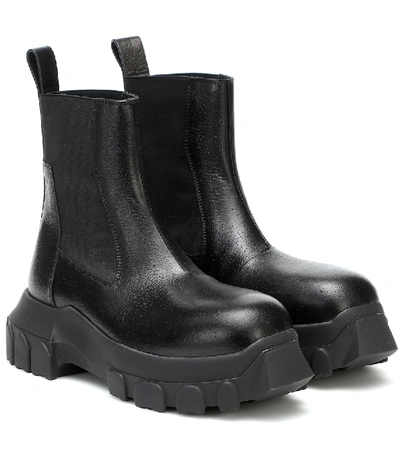 Shop Rick Owens Mega Bozo Tractor Ankle Boots In Black