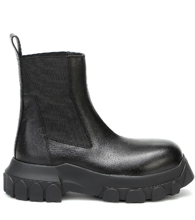 Shop Rick Owens Mega Bozo Tractor Ankle Boots In Black