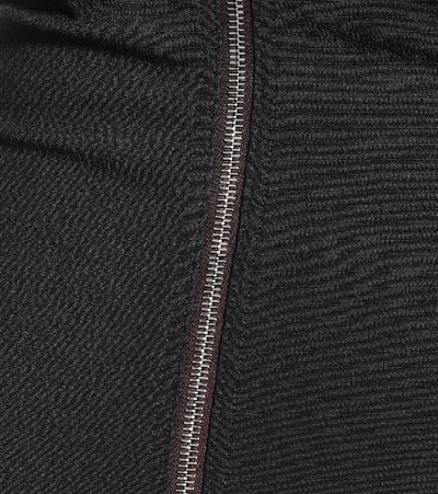 Shop Rick Owens Naska Cotton-blend Jersey Maxi Dress In Black