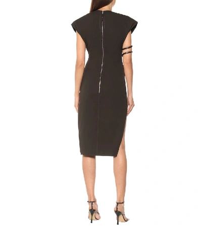 Shop Rick Owens Cotton-blend Jersey Minidress In Black