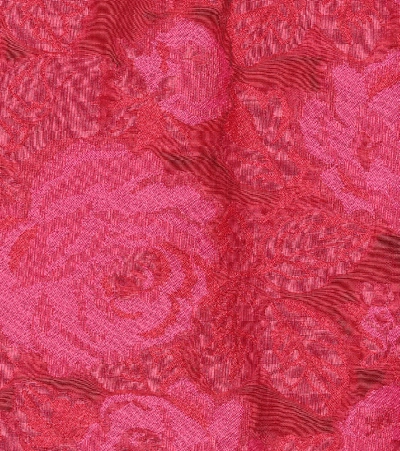 Shop Erdem Winsloe Floral Fil Coupé Midi Dress In Pink