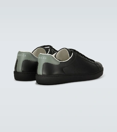 Shop Gucci Ace Sneaker With Interlocking G In Black