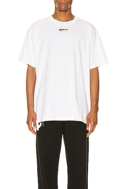 Shop Off-white Masked Face Over Tee In White & Black