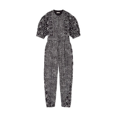 Shop Ulla Johnson Sabra Jumpsuit In Noir Batik