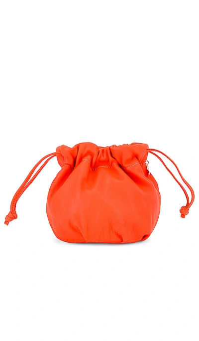Shop Clare V Emma Bag In Blood Orange Italian Nappa