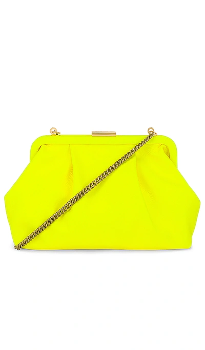 Shop Clare V Sissy Bag In Yellow Neon Nappa