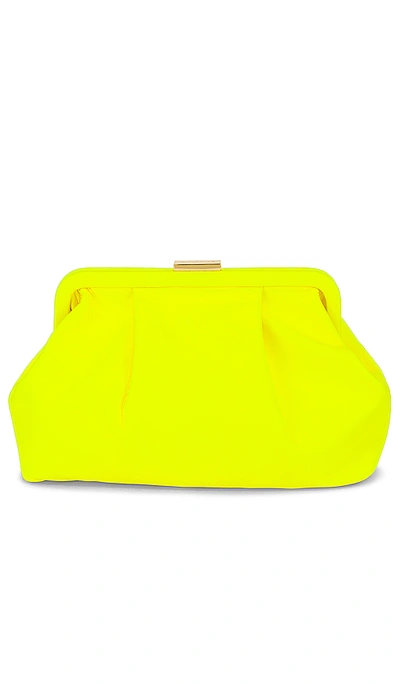 Shop Clare V Sissy Bag In Yellow Neon Nappa
