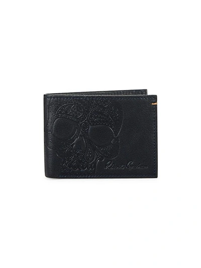Shop Robert Graham Apex Leather Bi-fold Wallet In Black